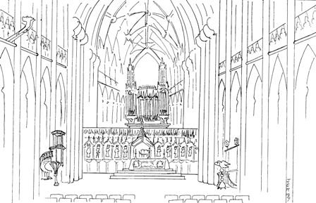 York Minster drawn in 1999